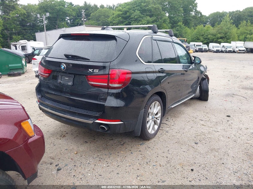 2014 BMW X5 VIN 5UXKR0C52E0H16025 IAAI salvage auction — RIGHT FRONT, Clear (Massachusetts), sold $2,300 on 2026-07-24 (photo 4)