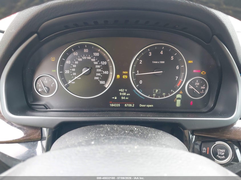 2014 BMW X5 VIN 5UXKR0C52E0H16025 IAAI salvage auction — RIGHT FRONT, Clear (Massachusetts), sold $2,300 on 2026-07-24 (photo 7)