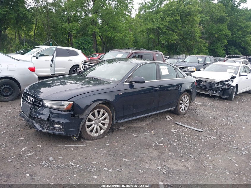 2016 Audi A4 VIN WAUBFAFL5GN004764 IAAI salvage auction — FRONT END, Clear (Virginia), sold $125 on 2026-07-28 (photo 2)