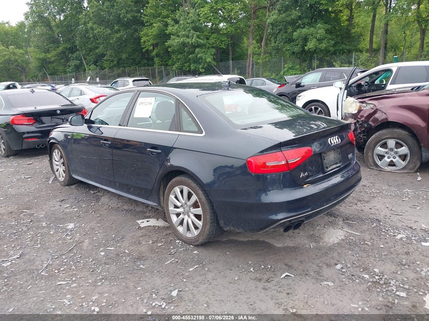 2016 Audi A4 VIN WAUBFAFL5GN004764 IAAI salvage auction — FRONT END, Clear (Virginia), sold $125 on 2026-07-28 (photo 3)