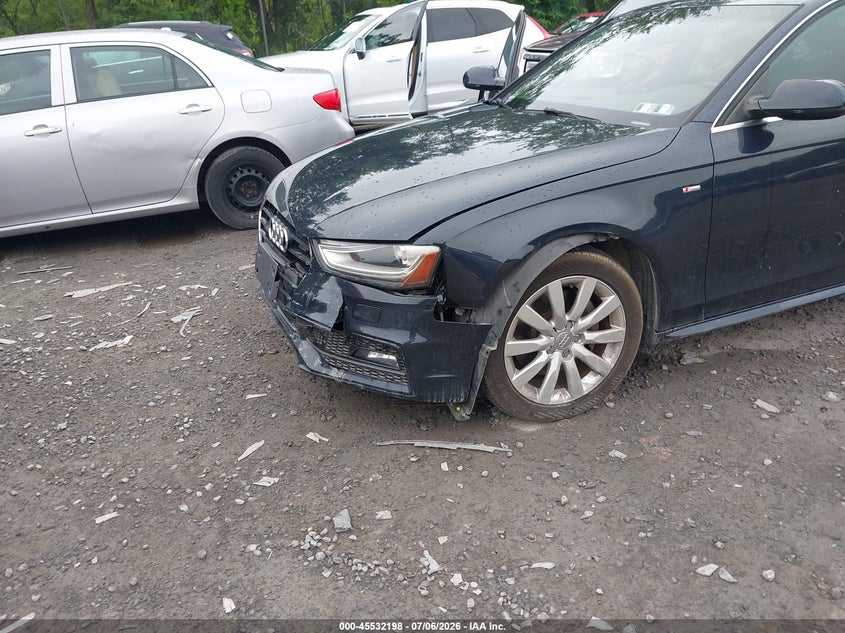 2016 Audi A4 VIN WAUBFAFL5GN004764 IAAI salvage auction — FRONT END, Clear (Virginia), sold $125 on 2026-07-28 (photo 6)