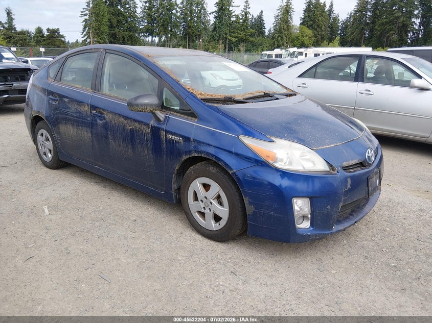 2010 Toyota Prius VIN JTDKN3DUXA5154356 IAAI salvage auction — NORMAL WEAR, Clear (Washington), sold $1,500 on 2026-07-15 (photo 1)