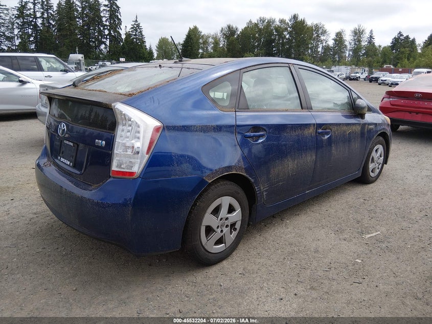 2010 Toyota Prius VIN JTDKN3DUXA5154356 IAAI salvage auction — NORMAL WEAR, Clear (Washington), sold $1,500 on 2026-07-15 (photo 4)
