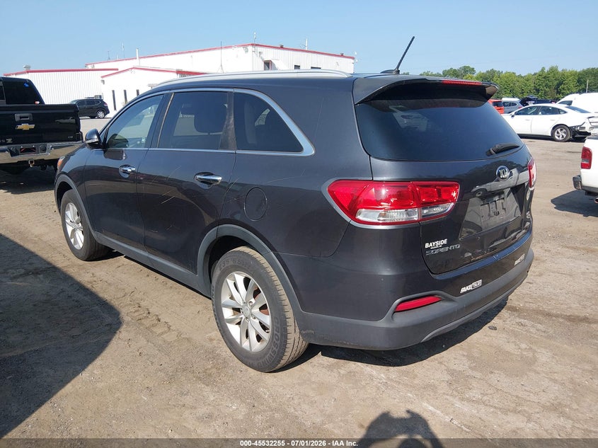 2016 Kia Sorento VIN 5XYPG4A33GG149517 IAAI salvage auction — NORMAL WEAR, Clear (Maryland), sold $2,375 on 2026-07-08 (photo 3)