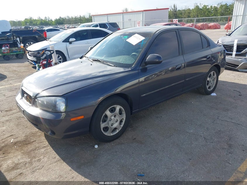 2003 Hyundai Elantra VIN KMHDN45D83U608444 IAAI salvage auction — LEFT REAR, Rebuildable (Florida), sold $200 on 2026-07-20 (photo 2)