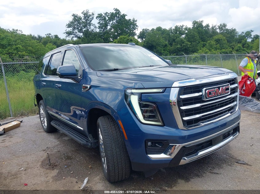 2025 Gmc Yukon VIN 1GKS1BRD0SR402191 IAAI salvage auction — REAR END, Salvage (Louisiana), sold $16,100 on 2026-07-28 (photo 1)