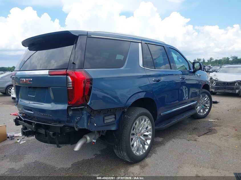 2025 Gmc Yukon VIN 1GKS1BRD0SR402191 IAAI salvage auction — REAR END, Salvage (Louisiana), sold $16,100 on 2026-07-28 (photo 4)