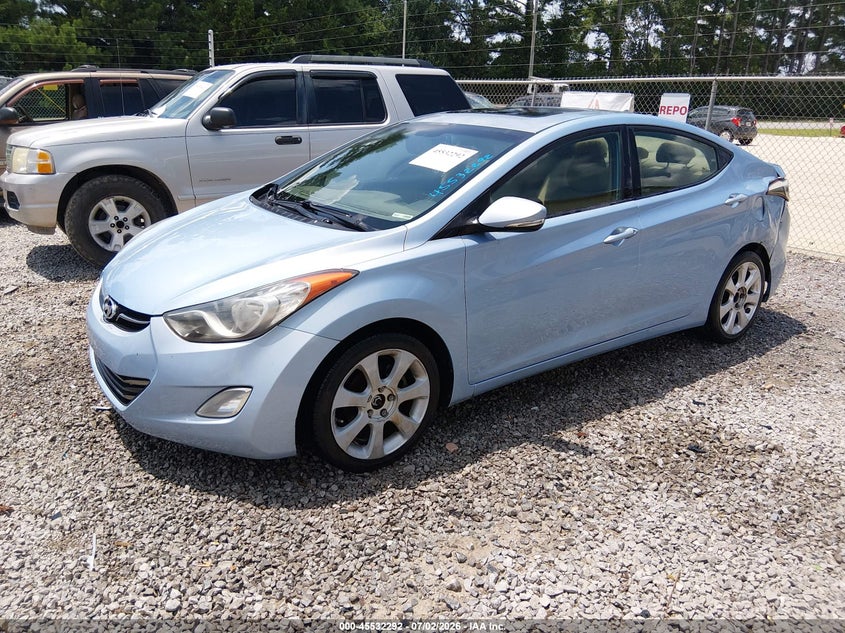 2011 Hyundai Elantra VIN KMHDH4AE2BU135743 IAAI salvage auction — NORMAL WEAR, Clear (Alabama), sold $25 on 2026-07-27 (photo 2)