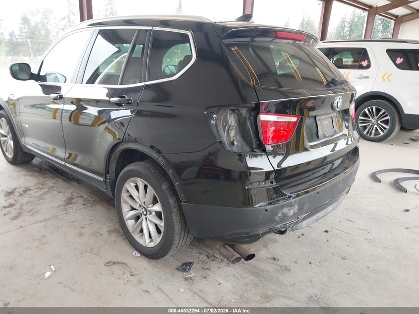 2012 BMW X3 VIN 5UXWX5C57CL722495 IAAI salvage auction — REAR END, Bill Of Sale (Washington), sold $1,650 on 2026-07-22 (photo 6)