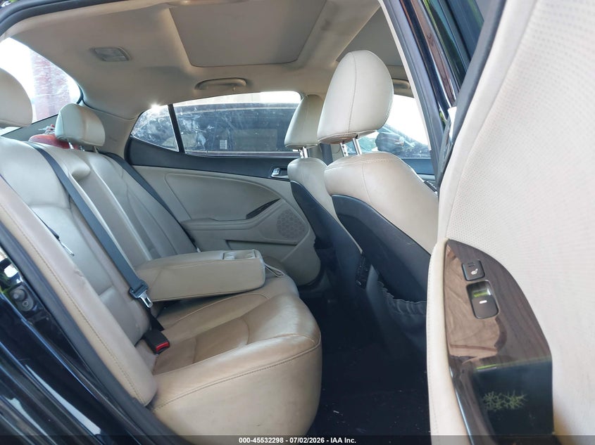 2014 Kia Optima VIN 5XXGN4A76EG265966 IAAI salvage auction — FRONT END, Rebuildable (Florida), sold $550 on 2026-07-22 (photo 8)