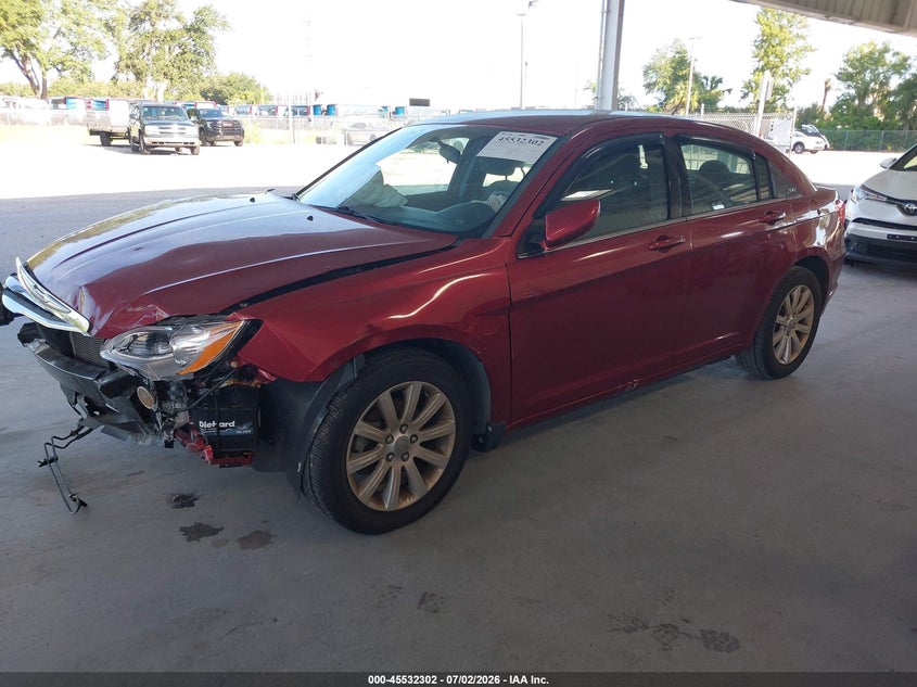 2013 Chrysler 200 VIN 1C3CCBBB7DN600560 IAAI salvage auction — FRONT END, Rebuildable (Florida), sold $775 on 2026-07-15 (photo 2)
