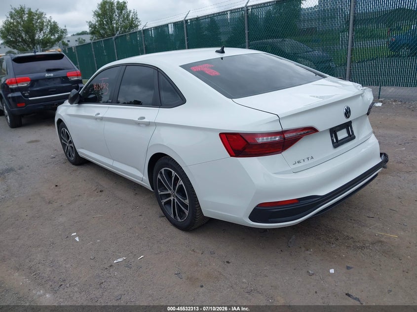 2024 Volkswagen Jetta VIN 3VWAM7BU4RM014329 IAAI salvage auction — RIGHT REAR, Wait Title, sold $3,800 on 2026-09-16 (photo 3)