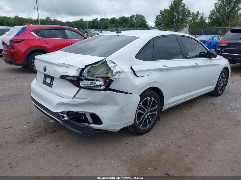 2024 Volkswagen Jetta VIN 3VWAM7BU4RM014329 IAAI salvage auction — RIGHT REAR, Wait Title, sold $3,800 on 2026-09-16 (photo 4)