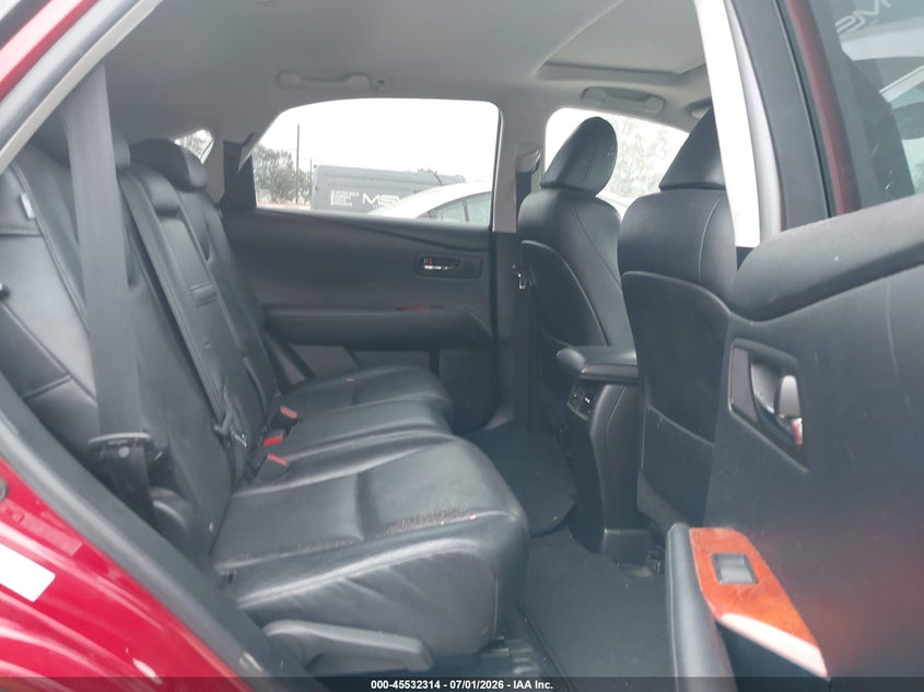 2010 Lexus Rx VIN JTJZK1BA9A2409470 IAAI salvage auction — LEFT FRONT, Salvage (California), sold $4,200 on 2026-07-19 (photo 8)