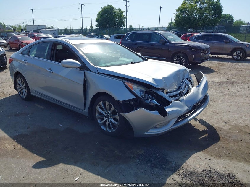 2013 Hyundai Sonata VIN 5NPEC4AC4DH786892 IAAI salvage auction — FRONT END, Salvage (Pennsylvania), sold $450 on 2026-07-31 (photo 1)