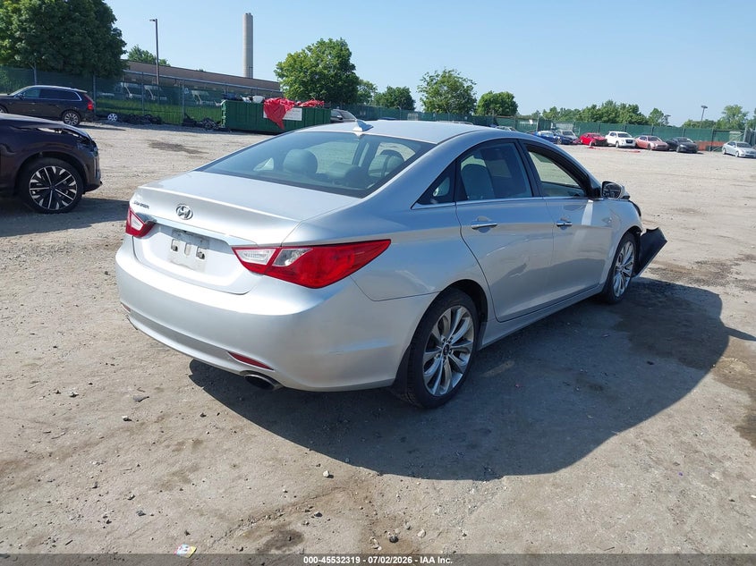 2013 Hyundai Sonata VIN 5NPEC4AC4DH786892 IAAI salvage auction — FRONT END, Salvage (Pennsylvania), sold $450 on 2026-07-31 (photo 4)