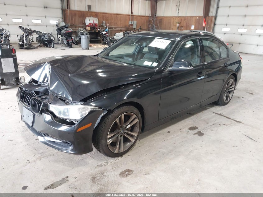 2014 BMW 3er VIN WBA3A9C5XEF478918 IAAI salvage auction — FRONT END, Mv-907A (New York), sold $925 on 2026-07-22 (photo 2)