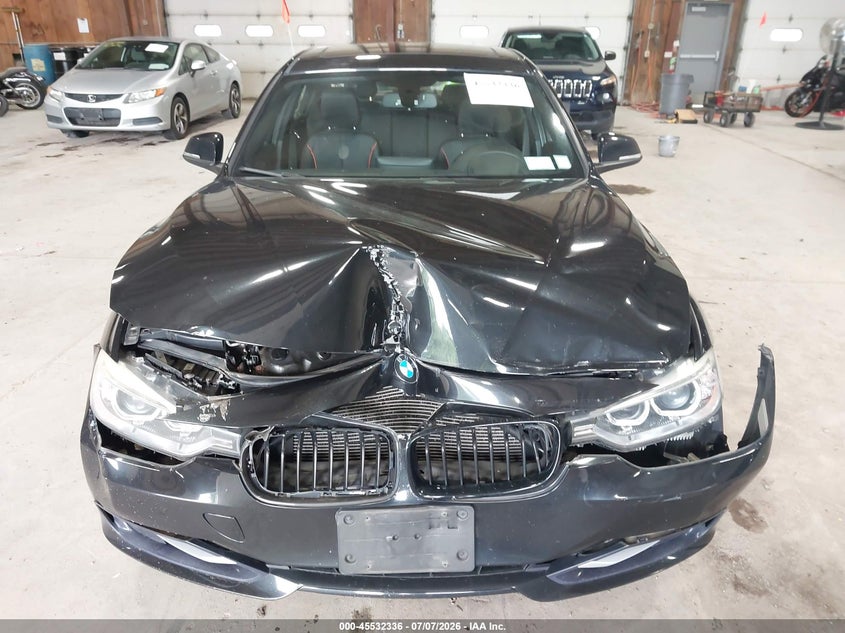 2014 BMW 3er VIN WBA3A9C5XEF478918 IAAI salvage auction — FRONT END, Mv-907A (New York), sold $925 on 2026-07-22 (photo 6)
