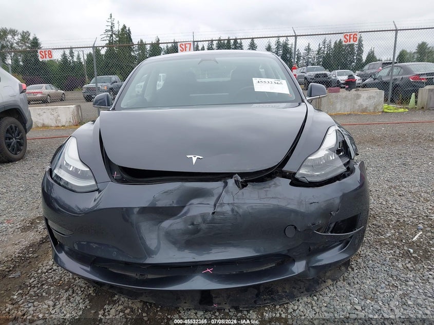 2018 Tesla Model 3 VIN 5YJ3E1EB2JF066633 IAAI salvage auction — FRONT END, Bill Of Sale (Washington), sold $6,100 on 2026-07-29 (photo 6)