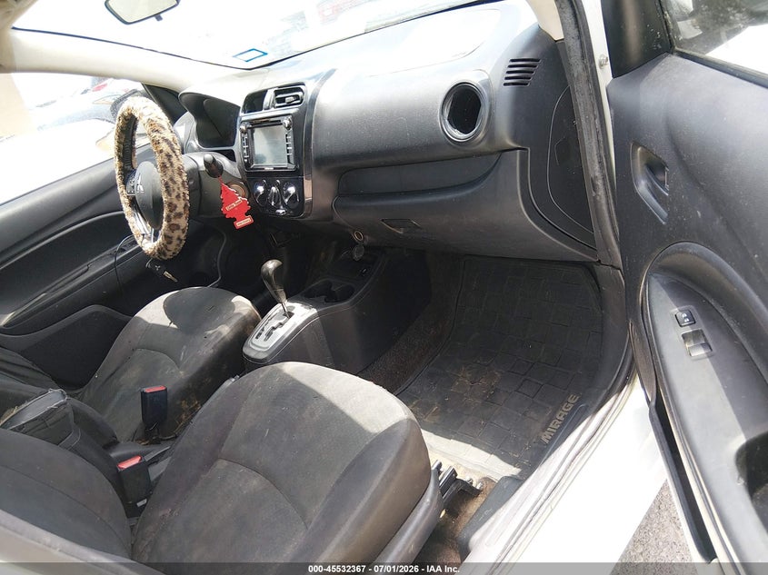 2018 Mitsubishi Mirage VIN ML32F3FJ9JHF13457 IAAI salvage auction — NORMAL WEAR, Original (Texas), sold $1,575 on 2026-07-06 (photo 5)