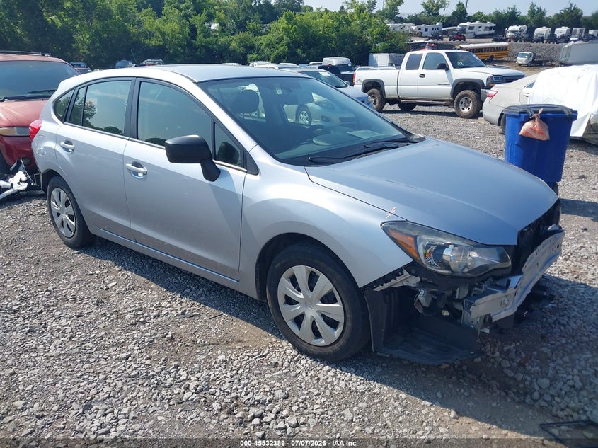 2016 Subaru Impreza VIN JF1GPAA65G8329491 IAAI salvage auction — FRONT & REAR, Salvage (Tennessee), sold $175 on 2026-07-23 (photo 1)