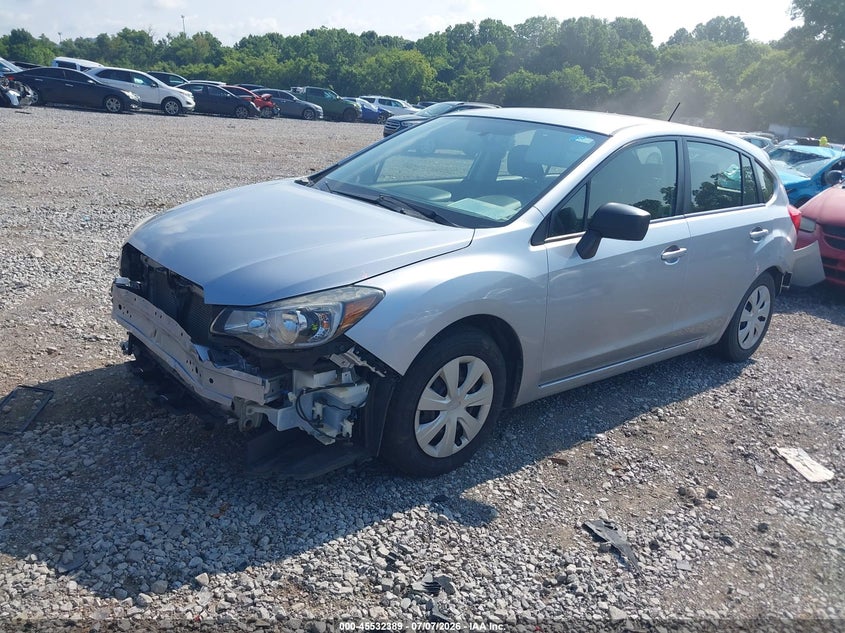 2016 Subaru Impreza VIN JF1GPAA65G8329491 IAAI salvage auction — FRONT & REAR, Salvage (Tennessee), sold $175 on 2026-07-23 (photo 2)