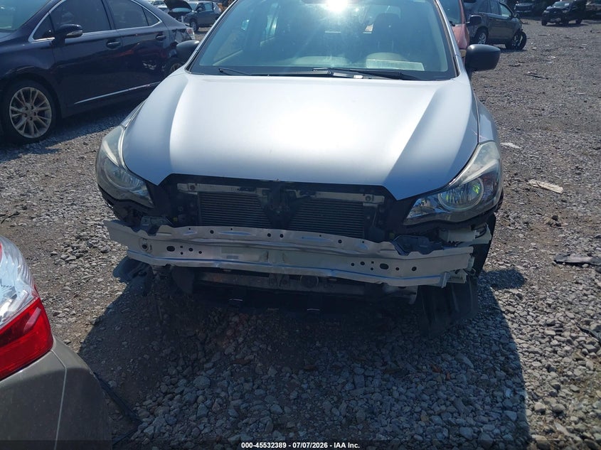 2016 Subaru Impreza VIN JF1GPAA65G8329491 IAAI salvage auction — FRONT & REAR, Salvage (Tennessee), sold $175 on 2026-07-23 (photo 6)