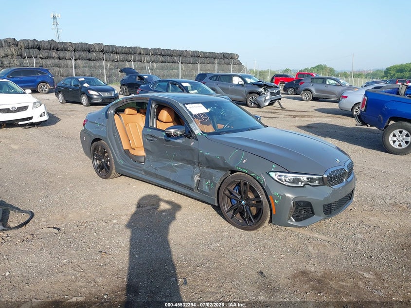 2020 BMW 3er VIN WBA5U9C09LFJ60418 IAAI salvage auction — SIDE, Salvage Title, sold $16,700 on 2026-07-16 (photo 1)