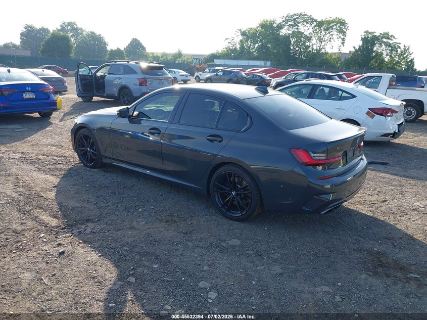2020 BMW 3er VIN WBA5U9C09LFJ60418 IAAI salvage auction — SIDE, Salvage Title, sold $16,700 on 2026-07-16 (photo 3)