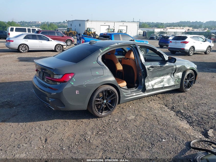 2020 BMW 3er VIN WBA5U9C09LFJ60418 IAAI salvage auction — SIDE, Salvage Title, sold $16,700 on 2026-07-16 (photo 4)