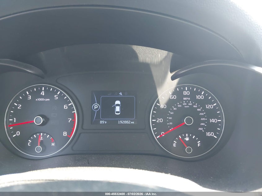 2018 Kia Optima VIN 5XXGT4L36JG215952 IAAI salvage auction — FRONT END, Salvage Title, sold $750 on 2026-07-22 (photo 7)