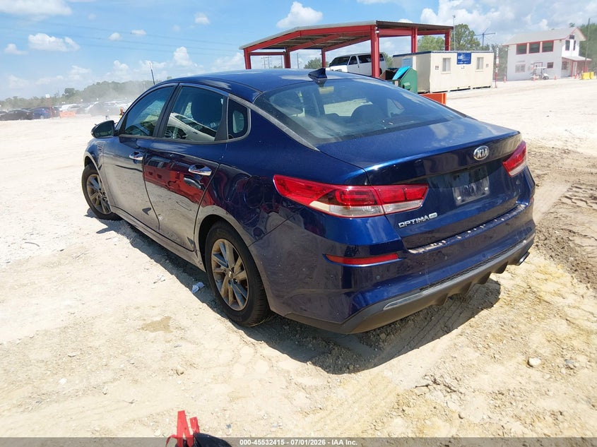 2019 Kia Optima VIN 5XXGT4L37KG277572 IAAI salvage auction — FRONT END, Rebuildable (Florida), sold $25 on 2026-07-28 (photo 3)