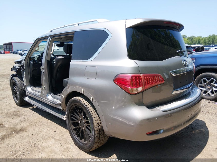 2012 Infiniti Qx56 VIN JN8AZ2NEXC9019637 IAAI salvage auction — FRONT END, Salvage Title, sold $525 on 2026-07-29 (photo 3)