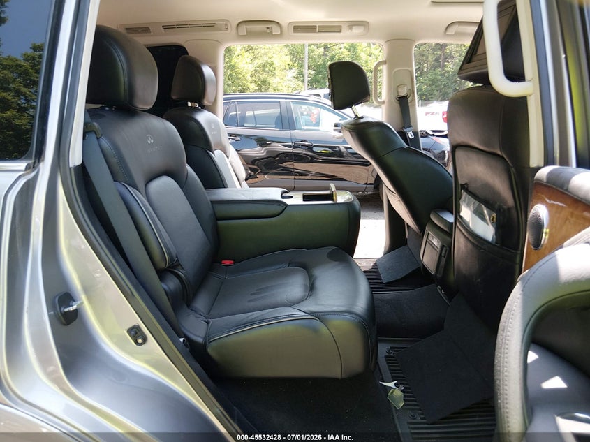 2012 Infiniti Qx56 VIN JN8AZ2NEXC9019637 IAAI salvage auction — FRONT END, Salvage Title, sold $525 on 2026-07-29 (photo 8)