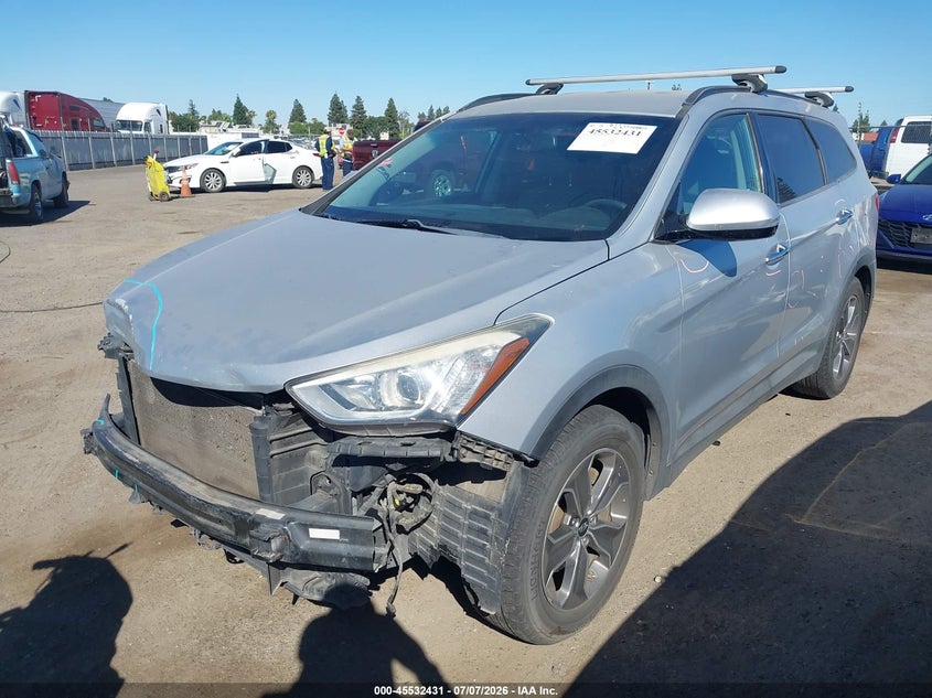 2014 Hyundai Santa fe VIN KM8SM4HF5EU037344 IAAI salvage auction — FRONT END, Salvage (California), sold $25 on 2026-07-21 (photo 2)