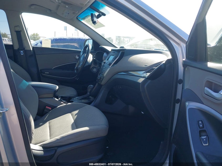 2014 Hyundai Santa fe VIN KM8SM4HF5EU037344 IAAI salvage auction — FRONT END, Salvage (California), sold $25 on 2026-07-21 (photo 5)