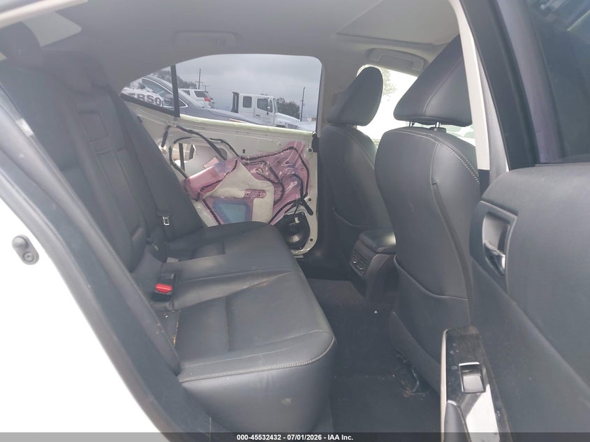 2015 Lexus Is VIN JTHBF1D23F5053729 IAAI salvage auction — LEFT REAR, Salvage (California), sold $2,150 on 2026-07-29 (photo 8)