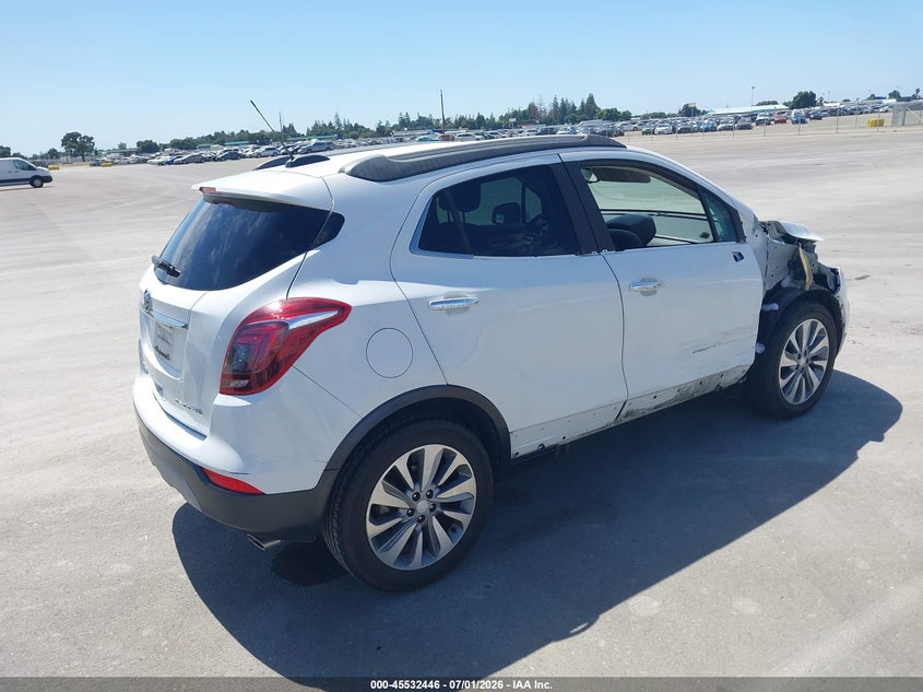 2018 Buick Encore VIN KL4CJASB1JB664001 IAAI salvage auction — FRONT END, Salvage (California), sold $825 on 2026-07-14 (photo 4)