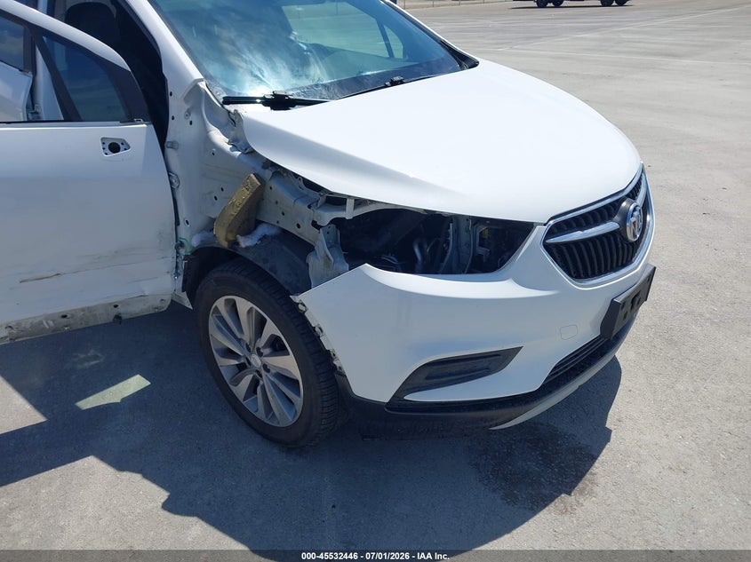 2018 Buick Encore VIN KL4CJASB1JB664001 IAAI salvage auction — FRONT END, Salvage (California), sold $825 on 2026-07-14 (photo 6)