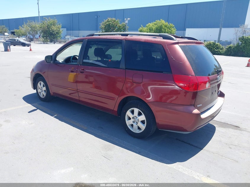 2006 Toyota Sienna VIN 5TDZA23C36S533052 IAAI salvage auction — NORMAL WEAR, Clear - Dealer Only (California), sold $1,100 on 2026-07-13 (photo 3)