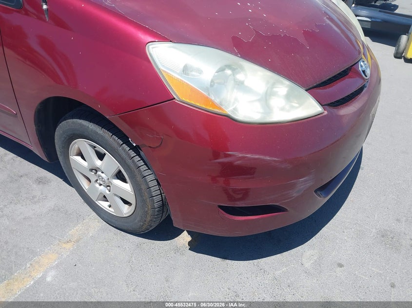 2006 Toyota Sienna VIN 5TDZA23C36S533052 IAAI salvage auction — NORMAL WEAR, Clear - Dealer Only (California), sold $1,100 on 2026-07-13 (photo 6)