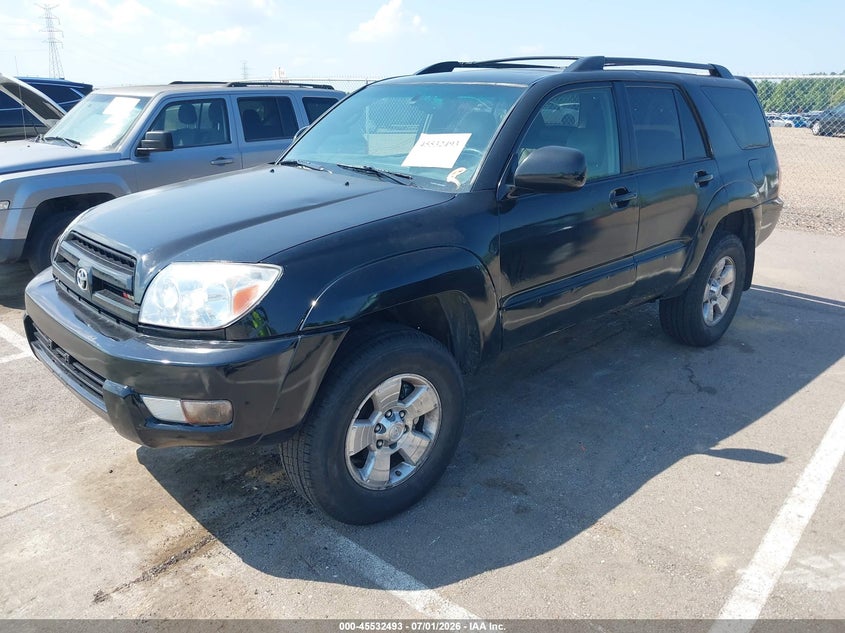 2004 Toyota 4runner VIN JTEZT17R340019006 IAAI salvage auction — NORMAL WEAR, Clear (Tennessee), sold $1,750 on 2026-07-14 (photo 2)