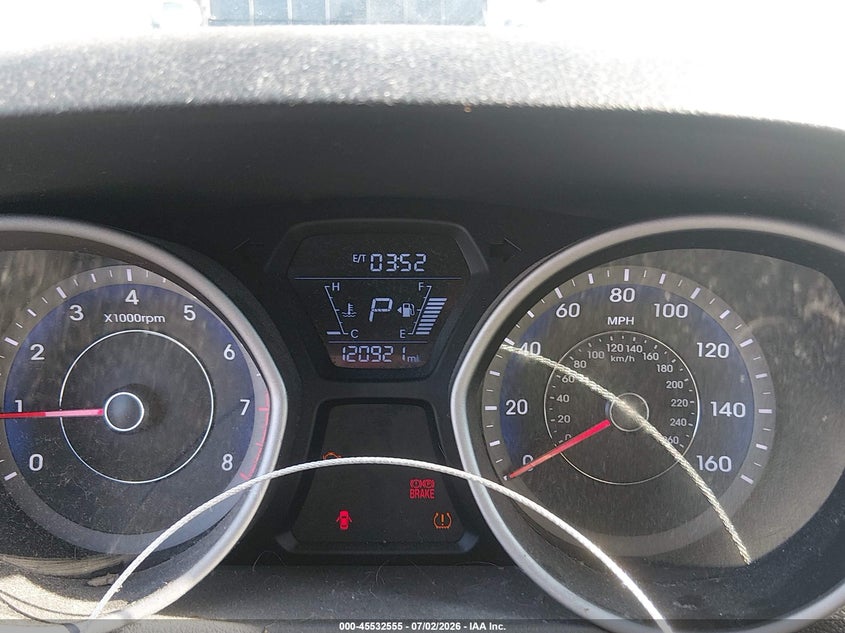2016 Hyundai Elantra VIN KMHDH4AE8GU514737 IAAI salvage auction — NORMAL WEAR, Original (Ohio), sold $625 on 2026-07-28 (photo 7)