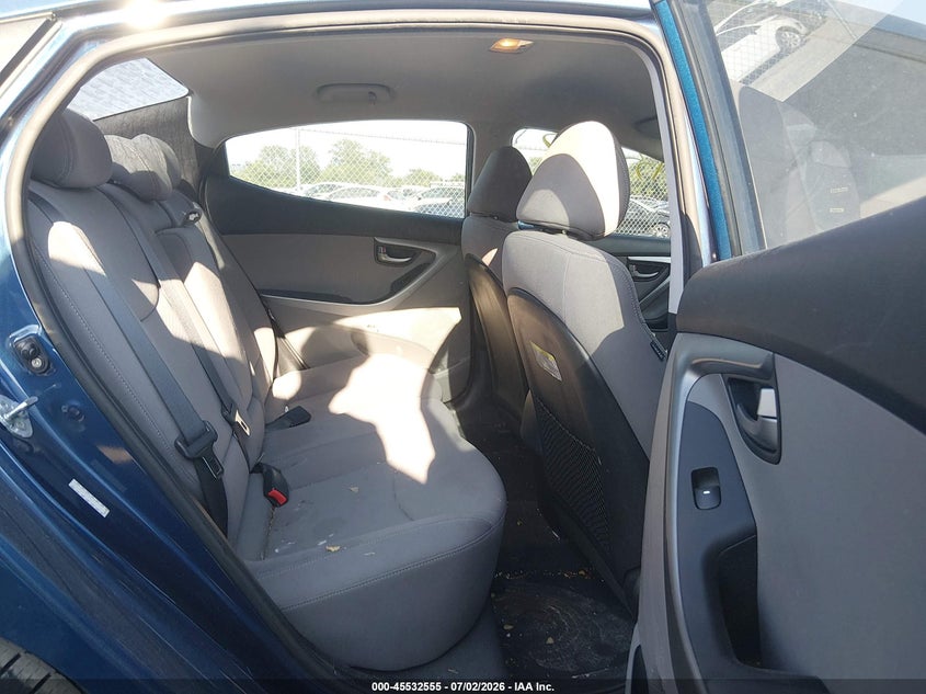 2016 Hyundai Elantra VIN KMHDH4AE8GU514737 IAAI salvage auction — NORMAL WEAR, Original (Ohio), sold $625 on 2026-07-28 (photo 8)