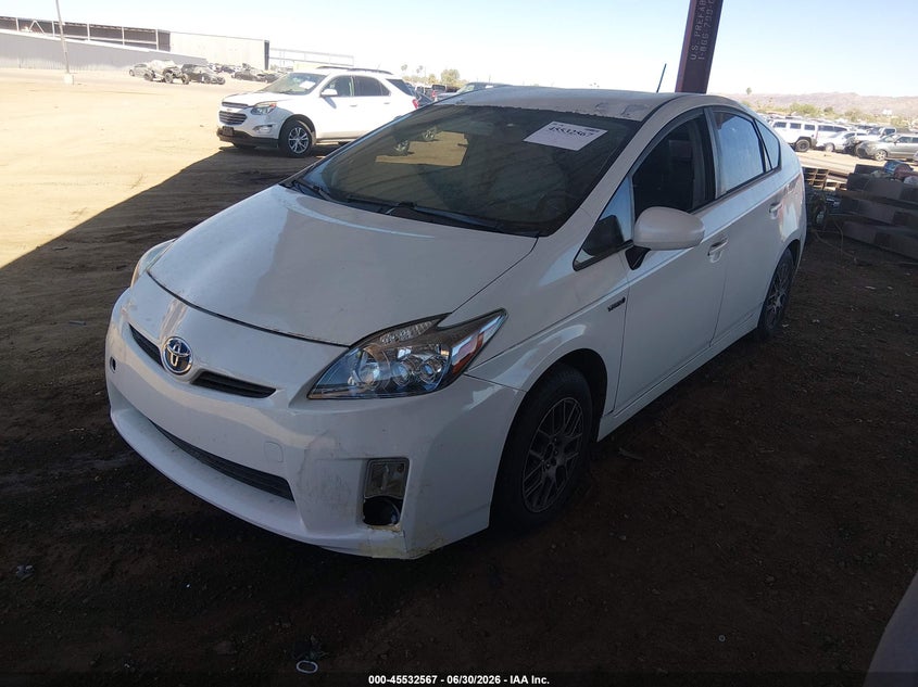 2010 Toyota Prius v VIN JTDKN3DU4A5175977 IAAI salvage auction — NORMAL WEAR, Clear-Dealer Only (Arizona), sold $450 on 2026-07-28 (photo 2)