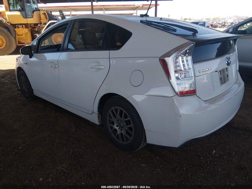 2010 Toyota Prius v VIN JTDKN3DU4A5175977 IAAI salvage auction — NORMAL WEAR, Clear-Dealer Only (Arizona), sold $450 on 2026-07-28 (photo 3)