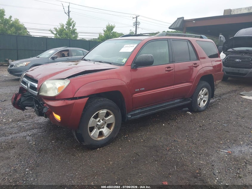 2005 Toyota 4runner VIN JTEBU14RX58035435 IAAI salvage auction — FRONT END, Mv-907A (New York), sold $2,100 on 2026-07-17 (photo 2)