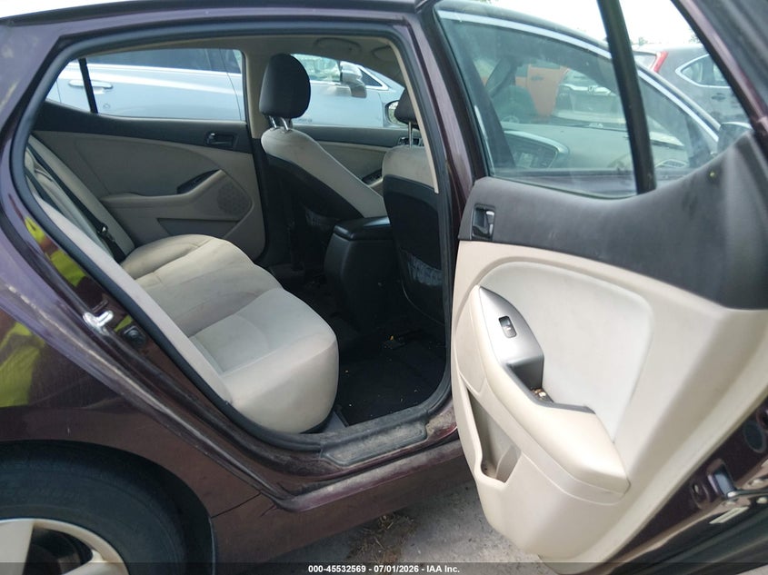 2014 Kia Optima VIN 5XXGM4A75EG335377 IAAI salvage auction — HAIL, Salvage (Ohio), sold $825 on 2026-07-09 (photo 8)