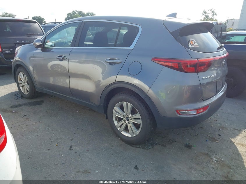 2017 Kia Sportage VIN KNDPM3AC9H7208295 IAAI salvage auction — THEFT, Salvage (North Carolina), sold $2,850 on 2026-07-16 (photo 3)