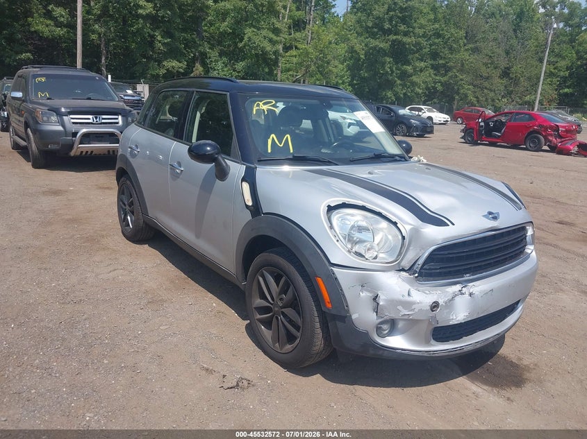 2015 Mini Countryman VIN WMWZB3C51FWR46623 IAAI salvage auction — FRONT END, Salvage Title, sold $800 on 2026-07-18 (photo 1)